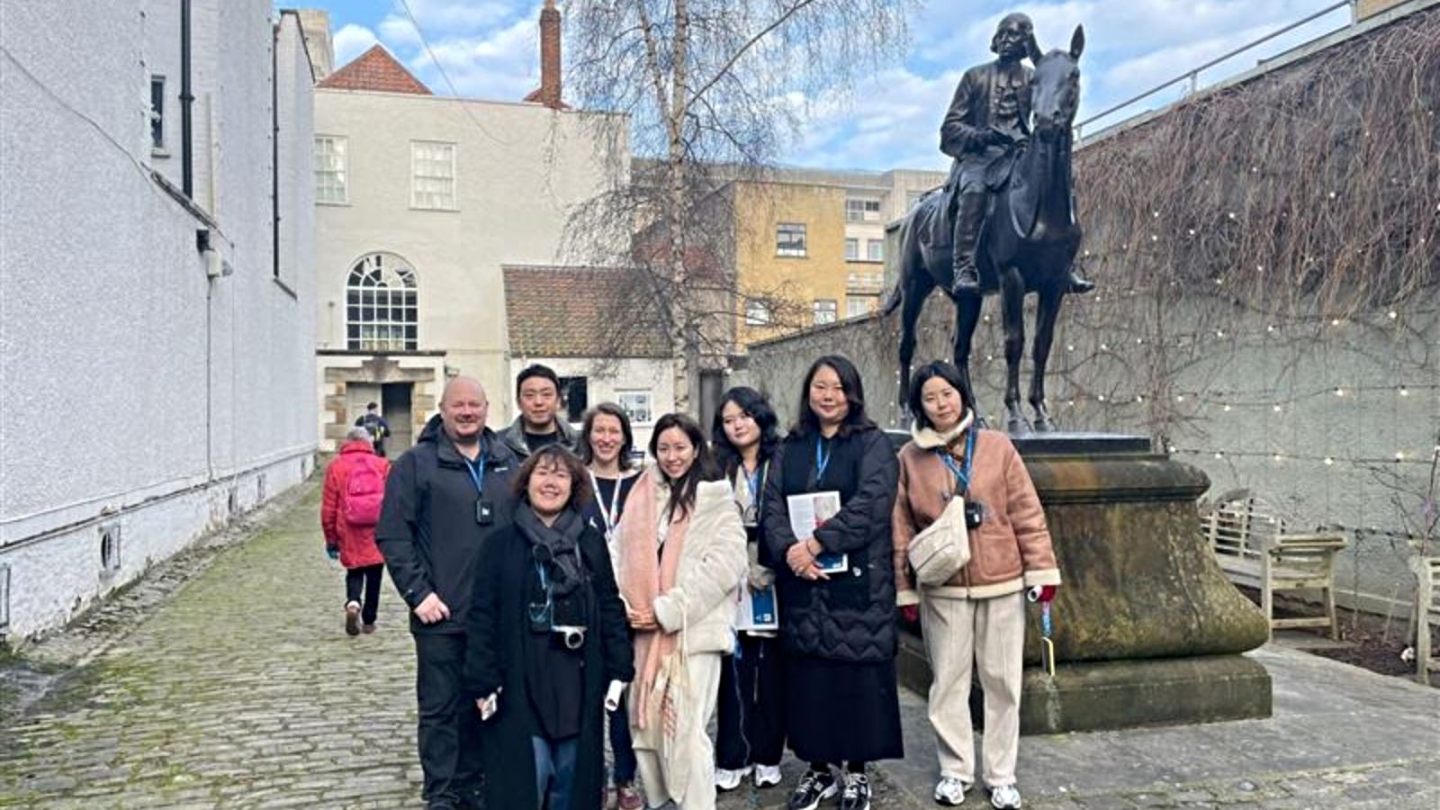 South Korean travel trade buyers at John Wesley's New Room in Bristol